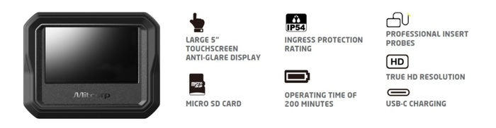 X600 console with dia 28mm HD digital 30m long probe (set of X600 with MITC-PRM2830)